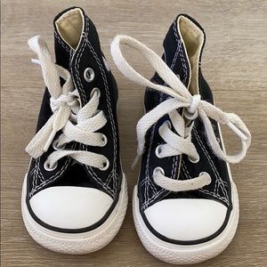 Black hightop Converse